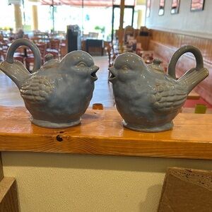 Blue Bird Ceramic Teapots